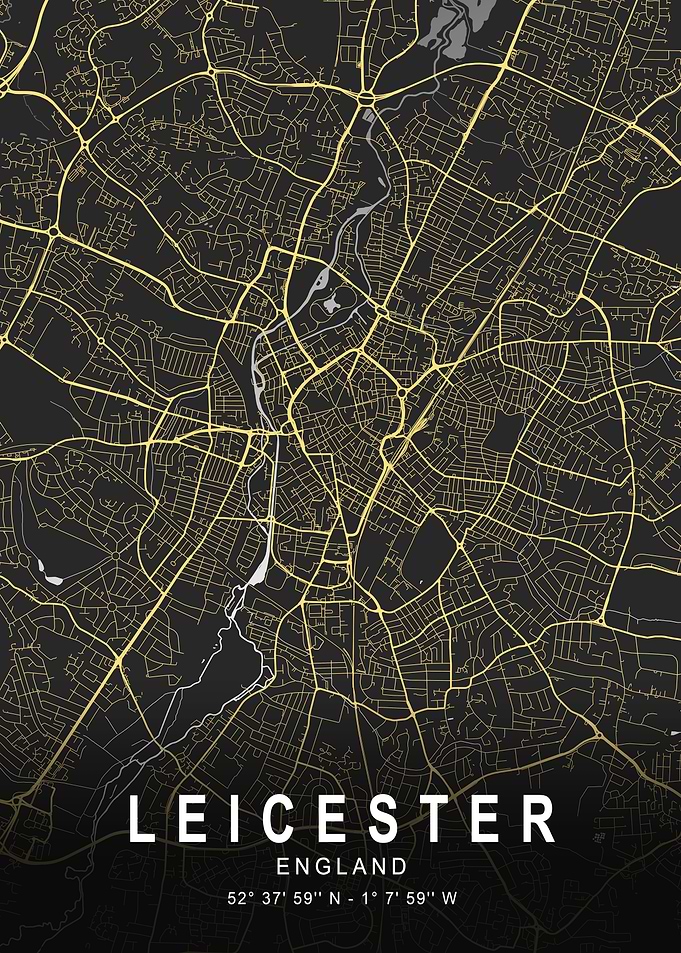 Leicester Silver City Map