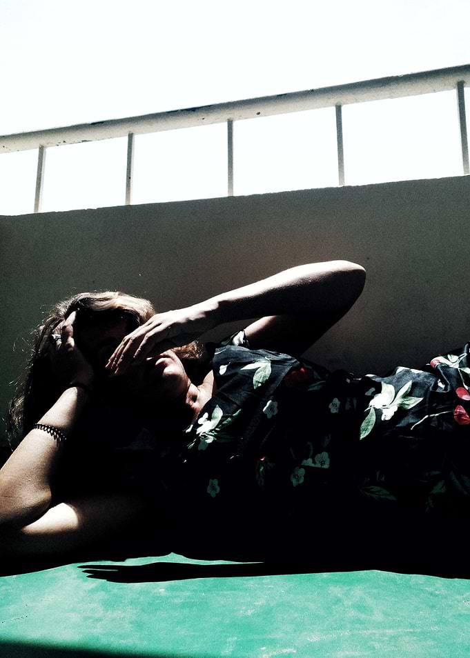 Woman Lying in Sunlight