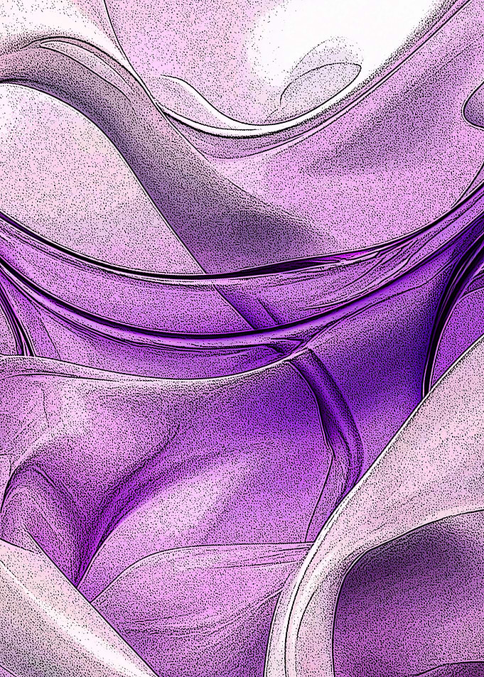 Abstract Purple Waves