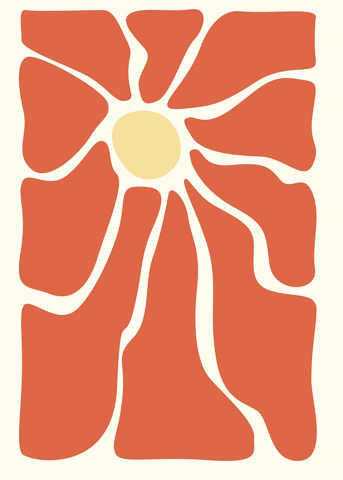 Abstract Floral Art Print
