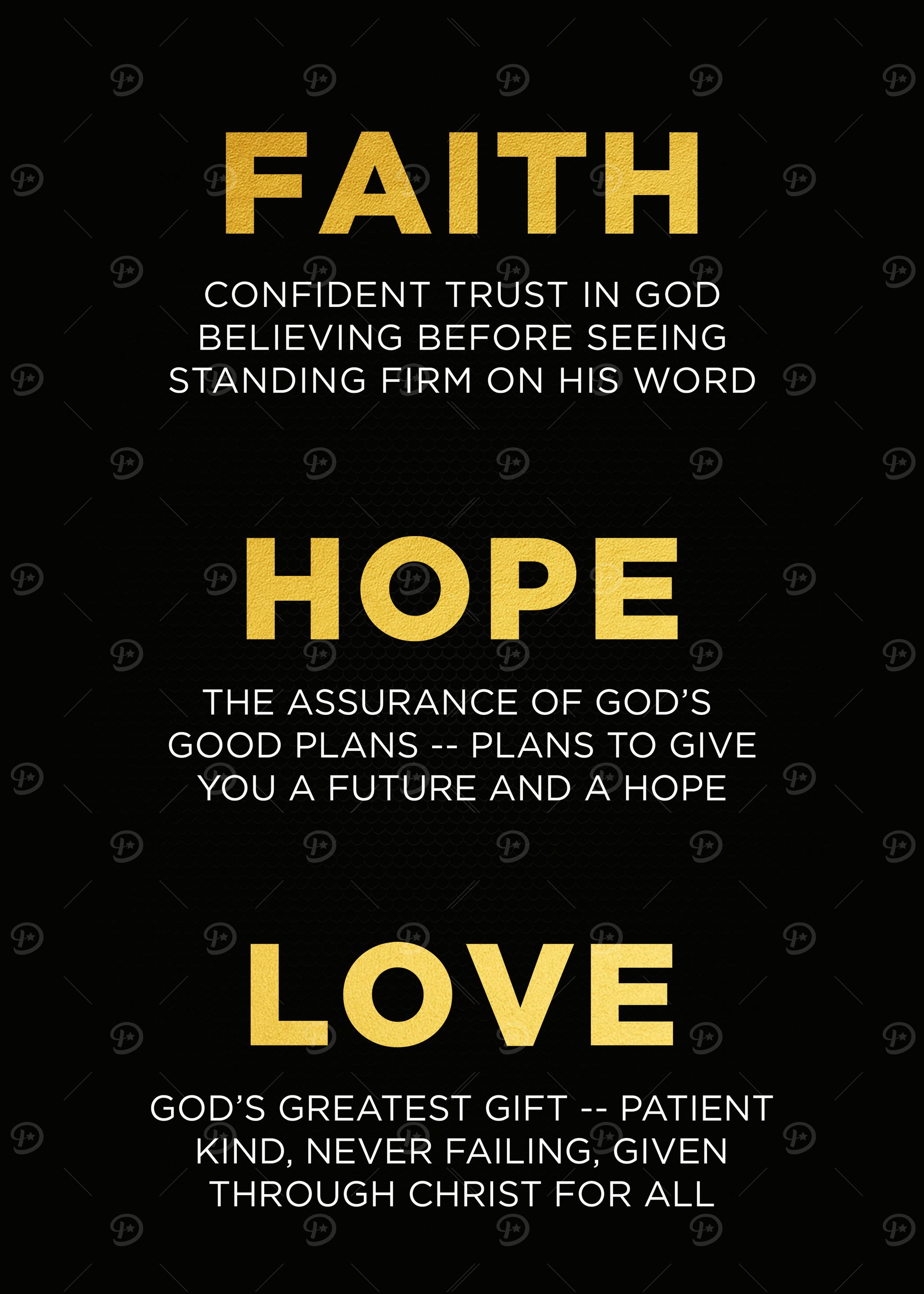 Faith, Hope, Love