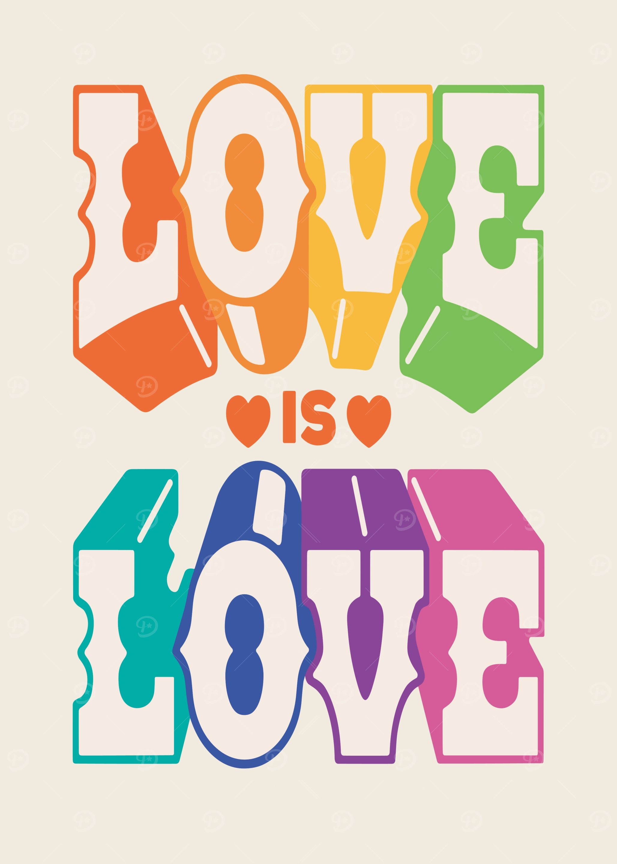 Love is Love Graphic Design