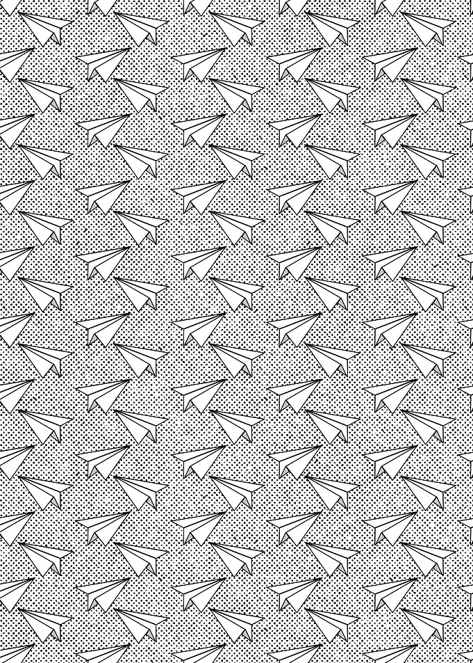 Paper Airplane Pattern