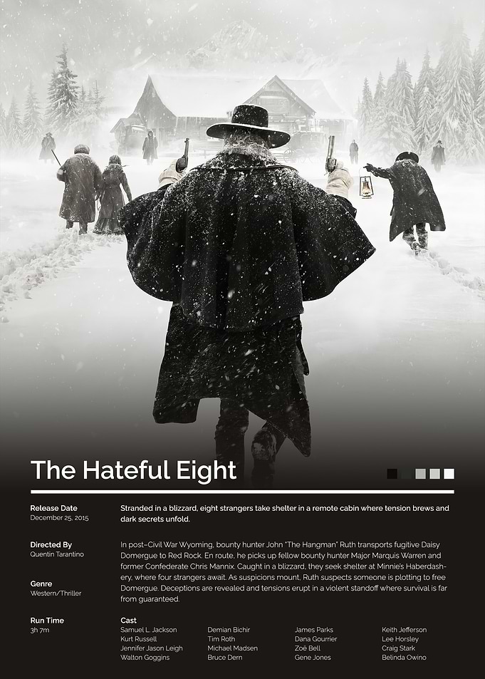 The Hateful Eight Movie Poster