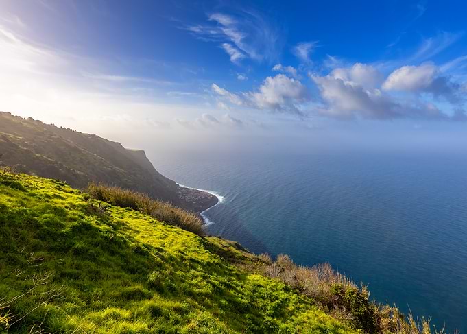 Coastal Cliffside View, Madeira