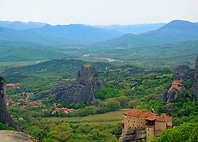 Meteora Monasteries Landscape