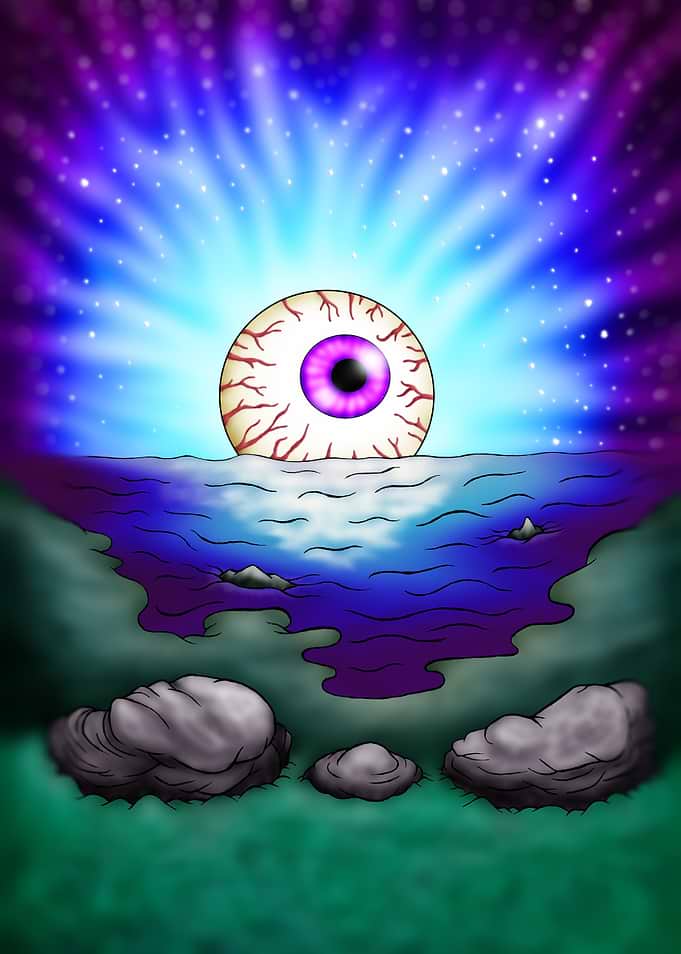Surreal Eye Landscape