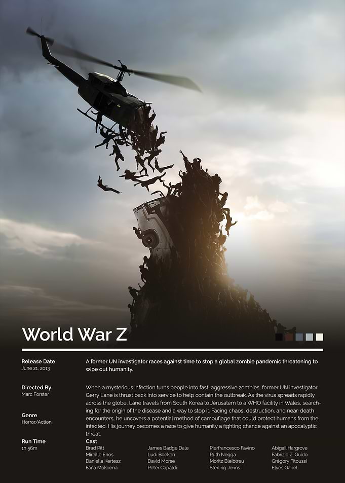 World War Z Movie Poster