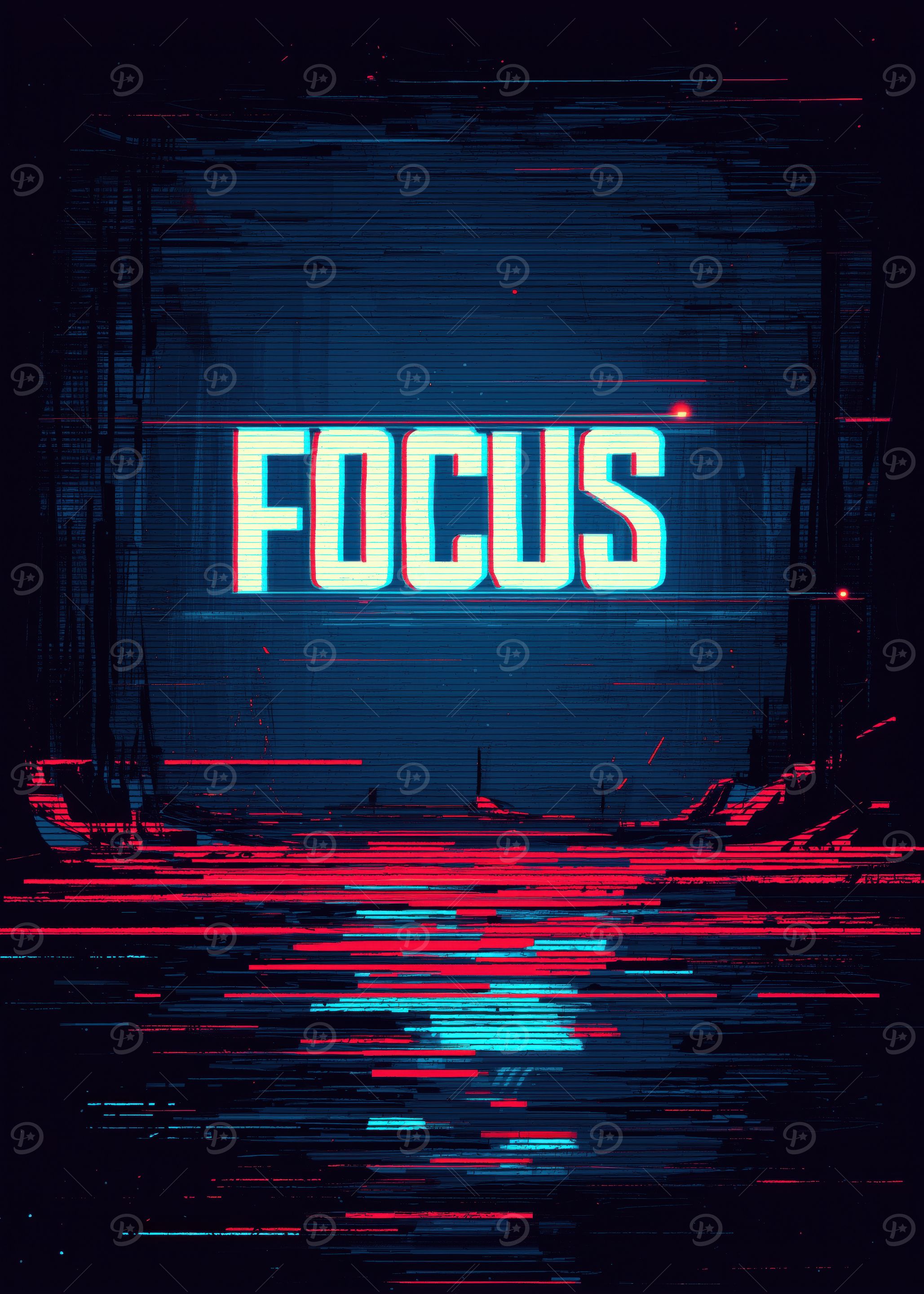 Focus Digital Glitch Art