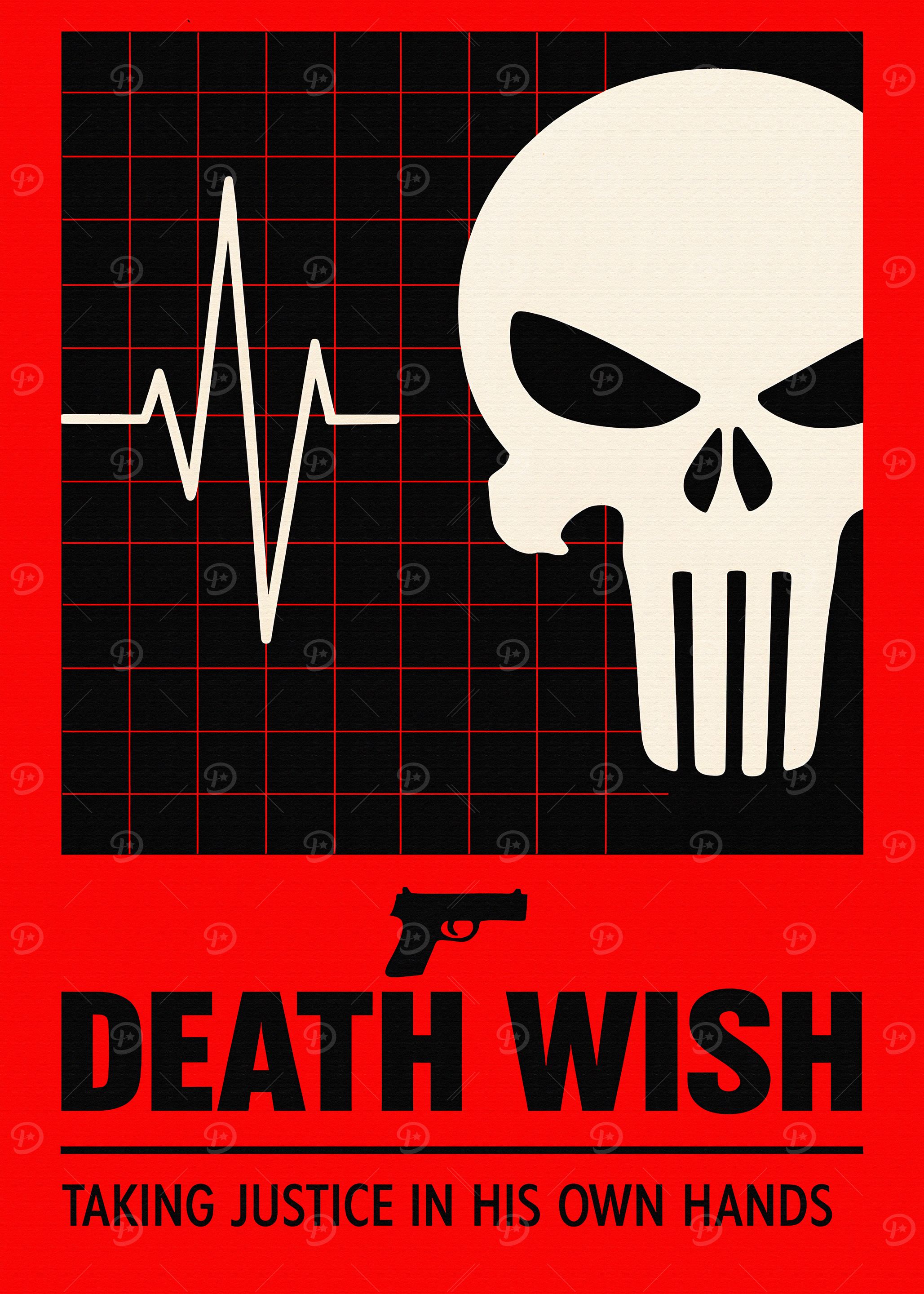 Death Wish Punisher Inspired Poster