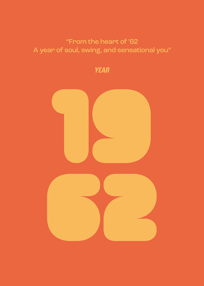 1962 Year Poster