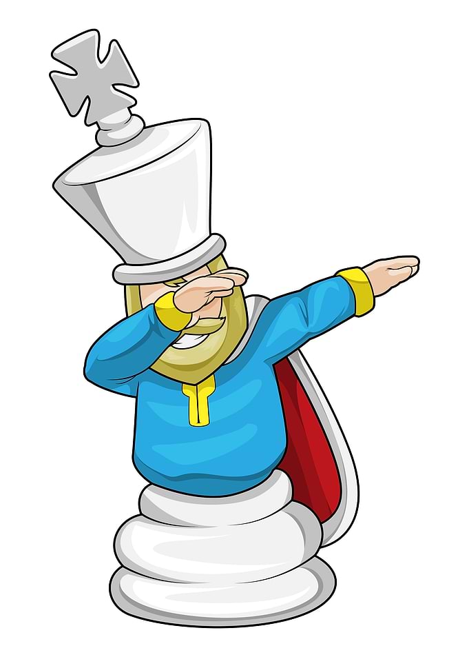 Chess piece King Dabbing