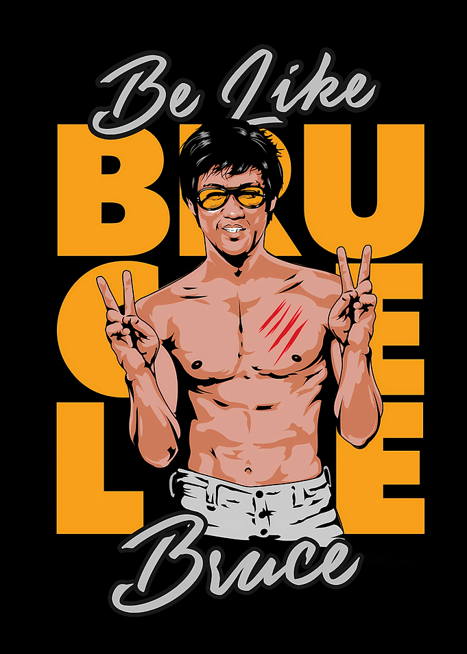 Bruce Lee Illustration