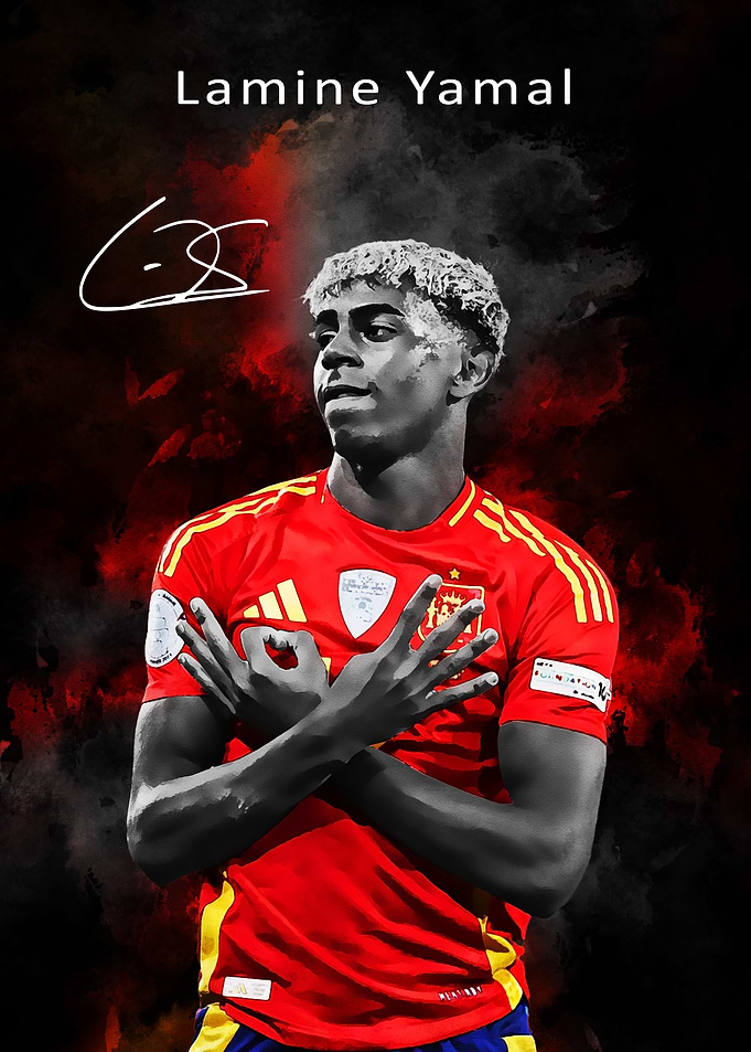 Lamine Yamal Portrait