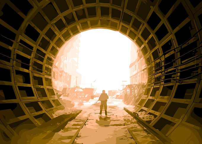 Post-Apocalyptic Tunnel Vision in metro exodus