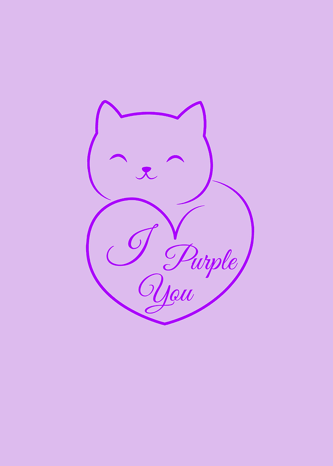 I Purple You Cat