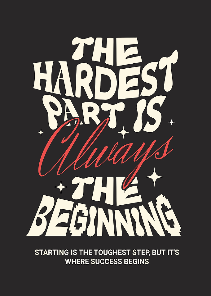 Inspirational Quote: The Hardest Part