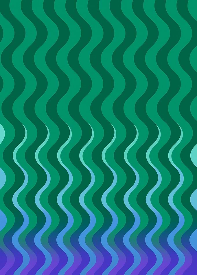 Abstract Wavy Lines Pattern