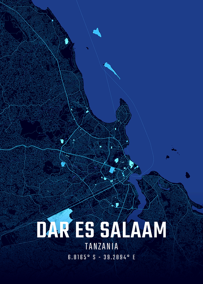 Dar Es Salaam City Map