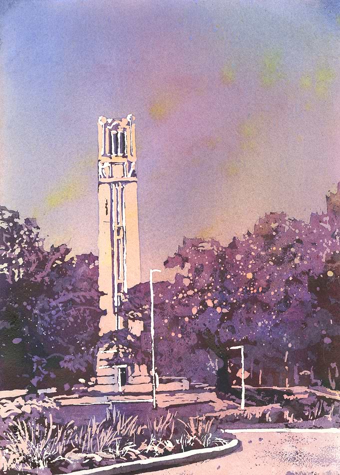NCSU Bell Tower Landscape- Raleigh, NC
