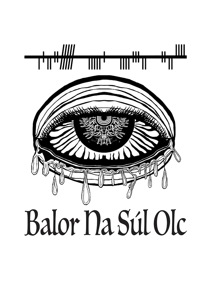 Balor Na Súl Olc Eye Illustration