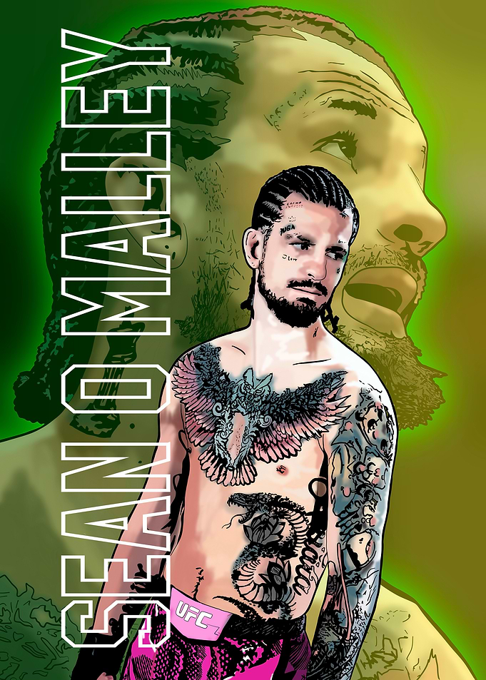 Sean O'Malley UFC Portrait