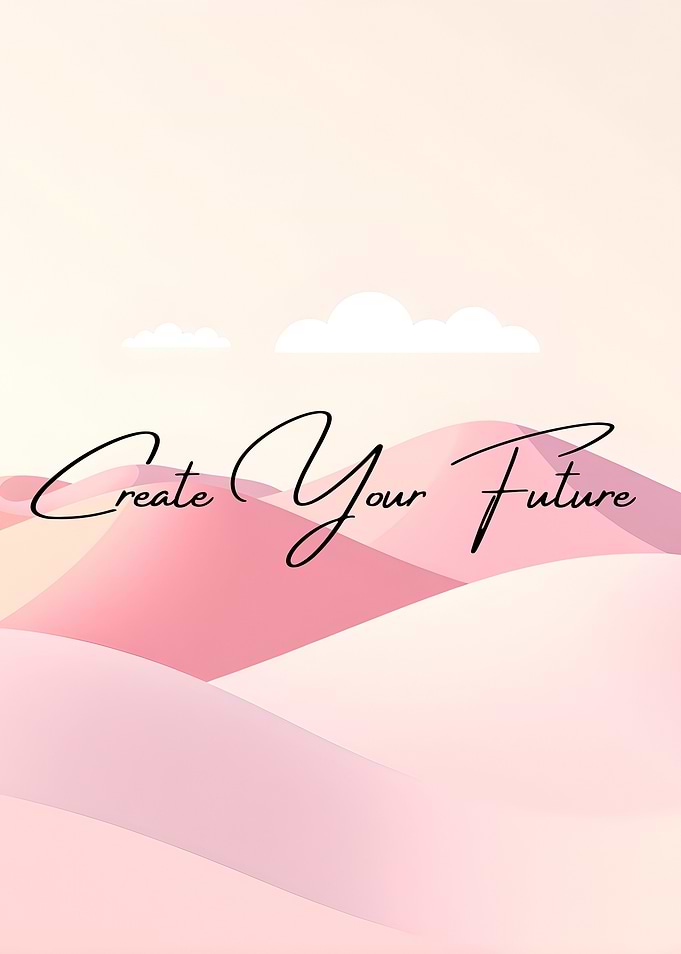 Create Your Future Pink Landscape