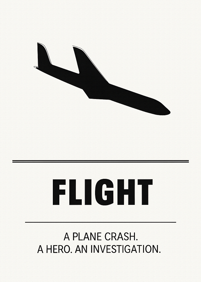 Flight Movie Poster Minimalist