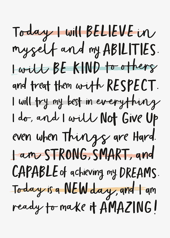 Inspirational Quote Typography Art