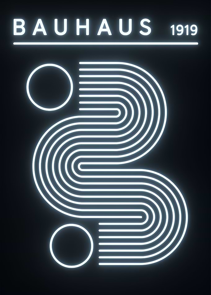Bauhaus 1919 Minimalist Art