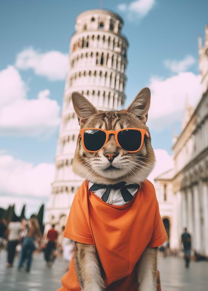 Cool Cat in Pisa