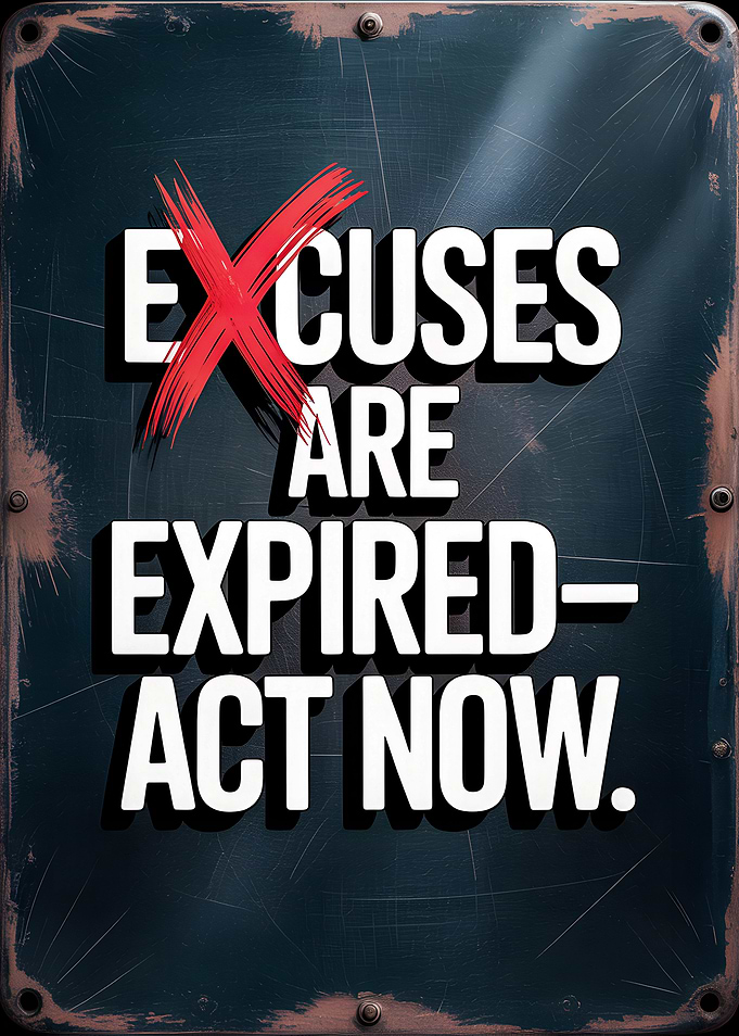 Excuses Are Expired - Act Now