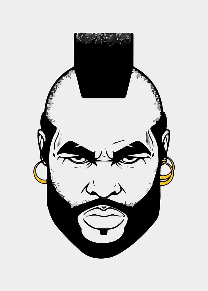 Mr. T Illustration