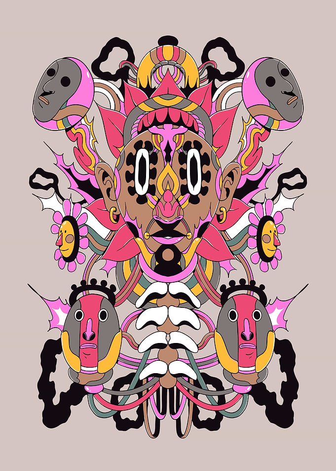 Abstract Face Composition
