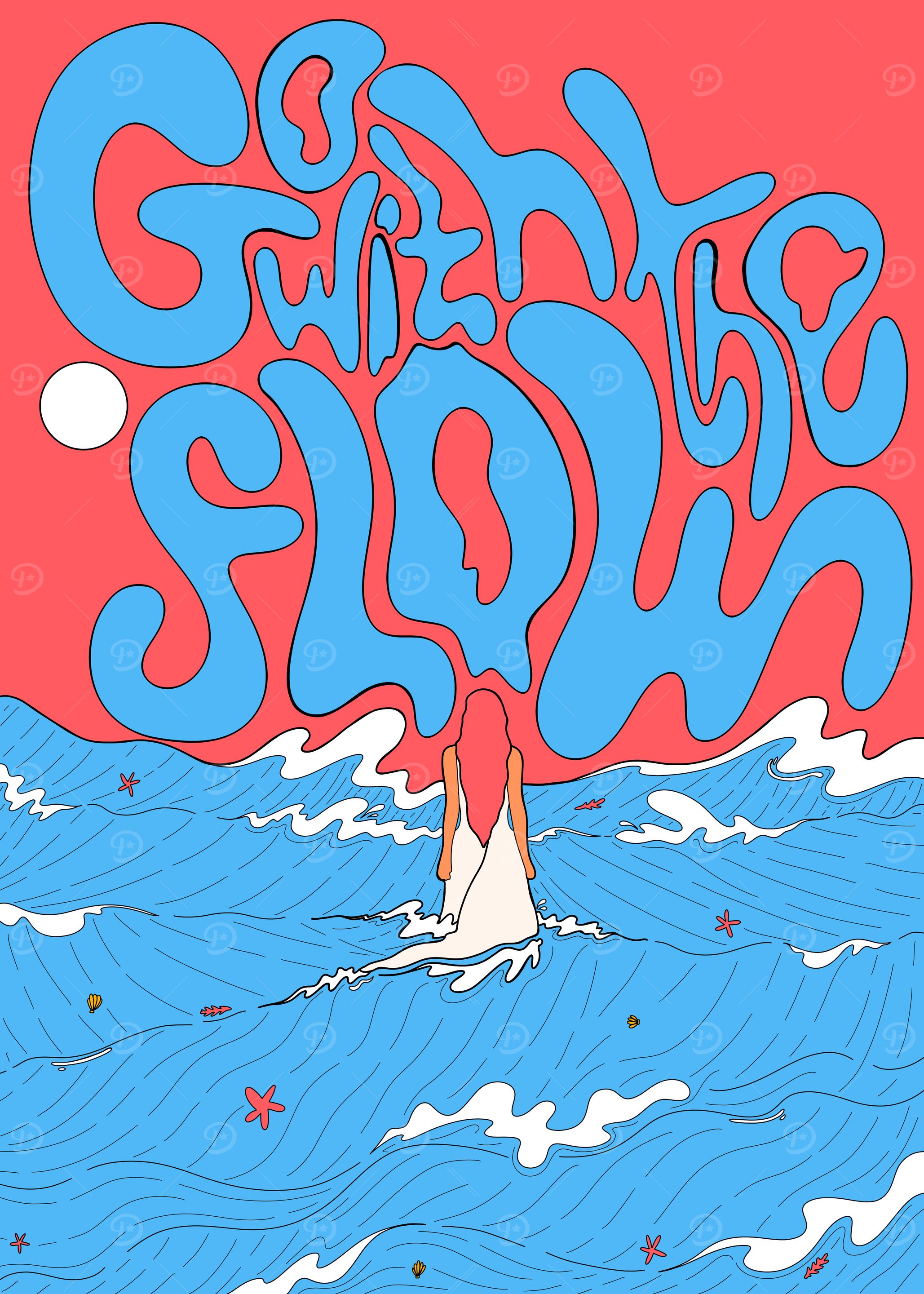 Go With the Flow Ocean Art