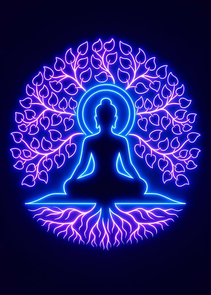 Neon Buddha
