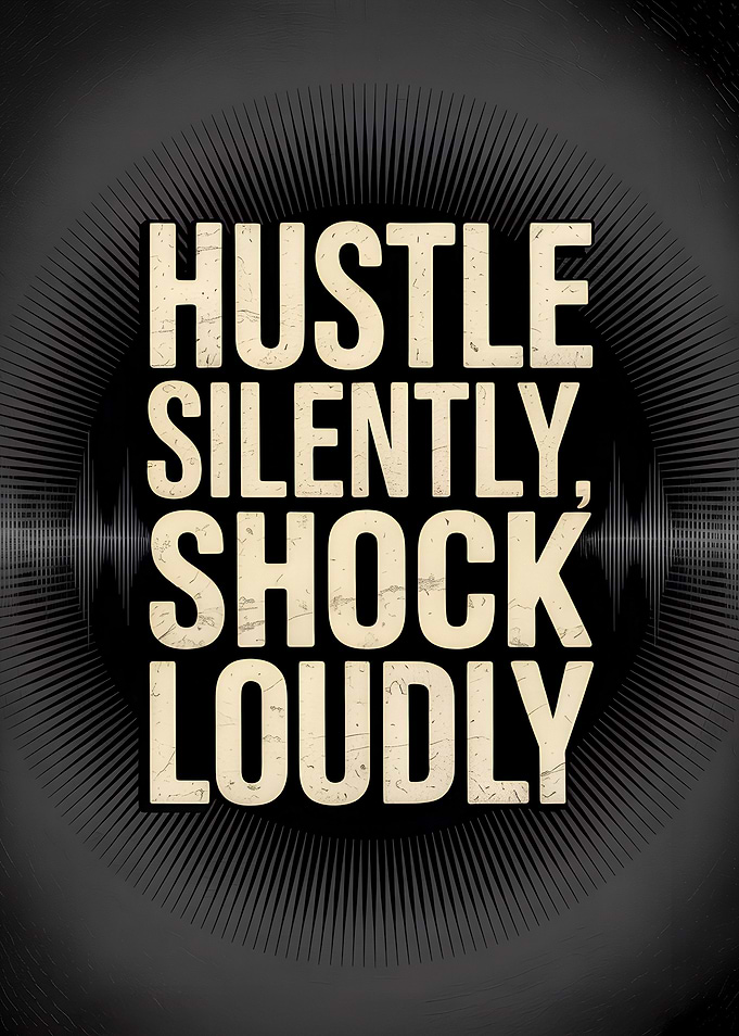 Hustle Silently, Shock Loudly