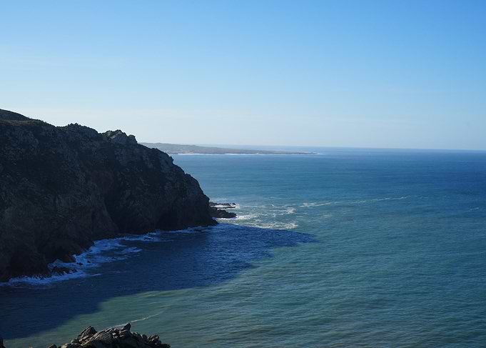 Coastal Cliff Overlooking the Ocean