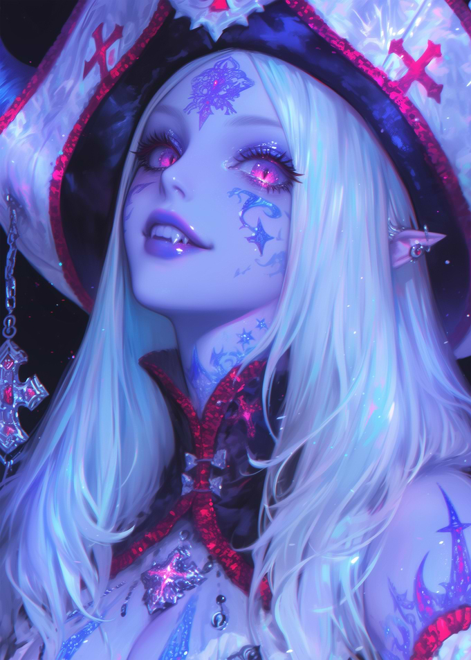 Vampire Girl Portrait