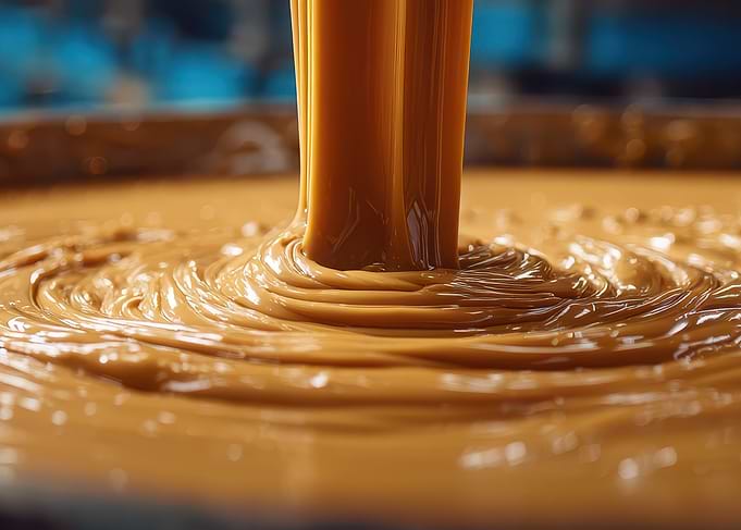 Pouring Caramel