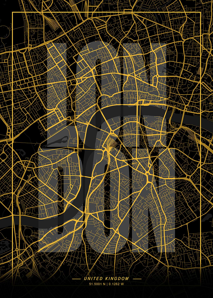 London City Map Art