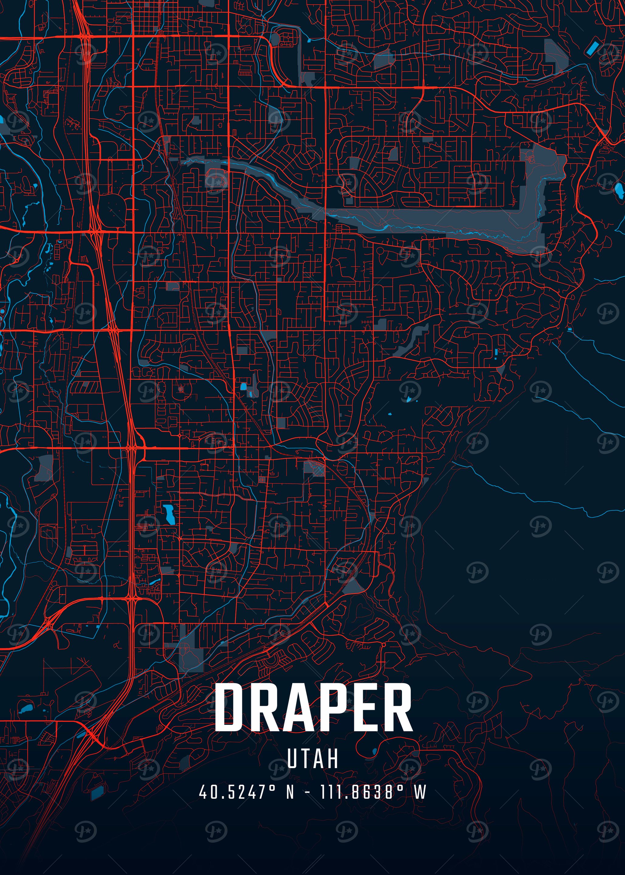 Draper City Map