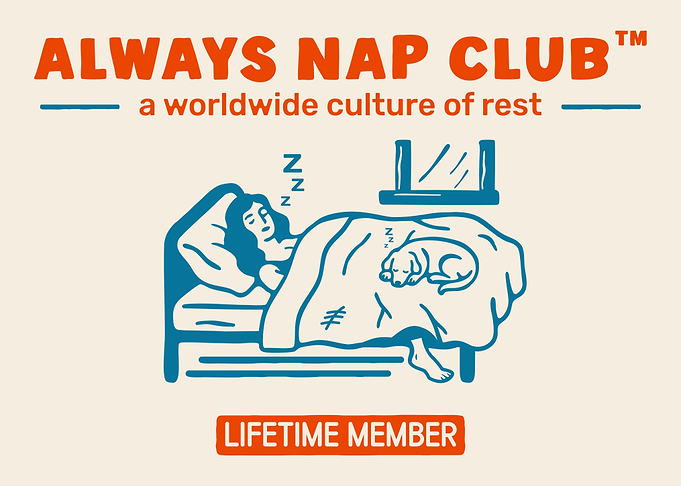 Always Nap Club Illustration