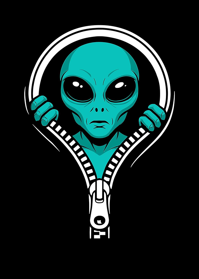 Alien Peekaboo