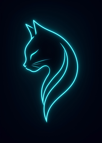 Neon Cat