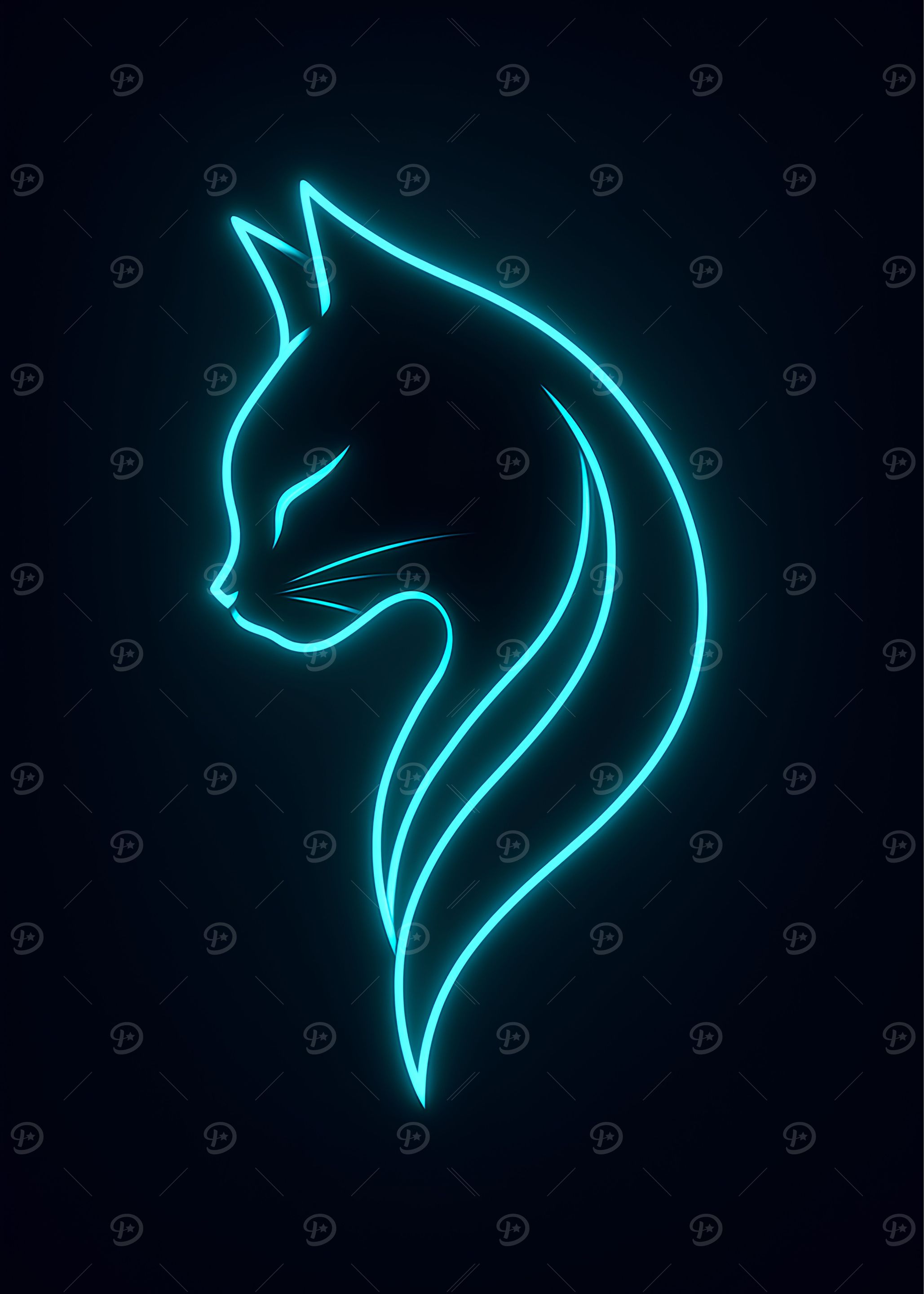 Neon Cat