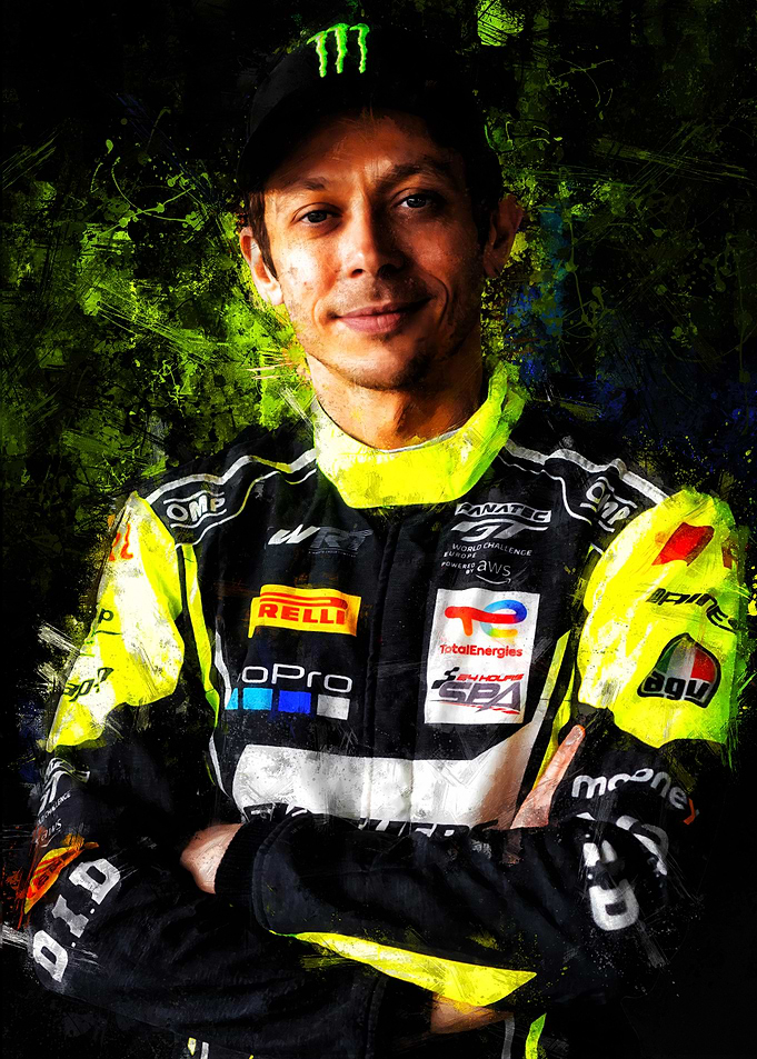 Valentino Rossi Portrait
