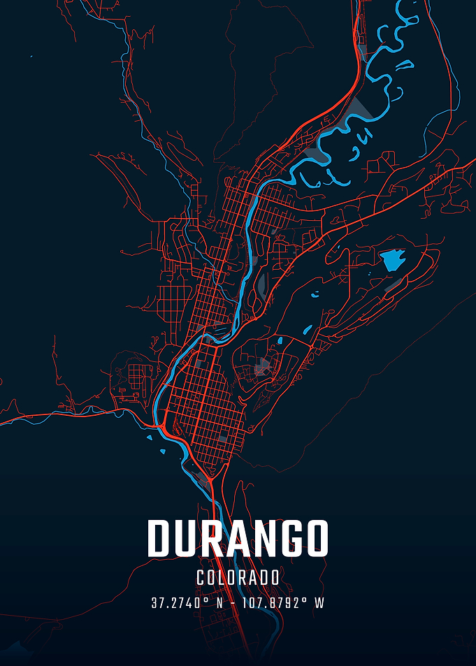 Durango City Map