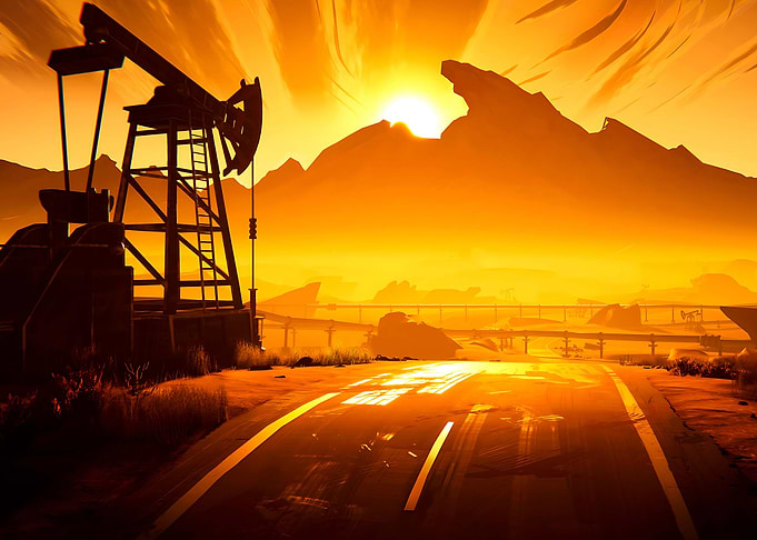 Road 96 in Sunset