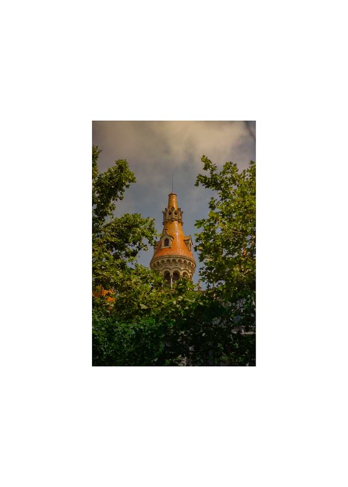 Tower Through Trees